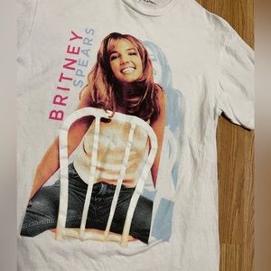 🌻Britney Spears White T-Shirt size S - Very Nice!!! Mint!!!🌻